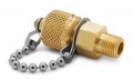 PIECAL 020-0235 Quick Test Fitting with cap, &amp;frac14;&amp;quot; male NPT-