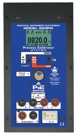PIECAL 820PM Panel Mount Multifunction Calibrator-