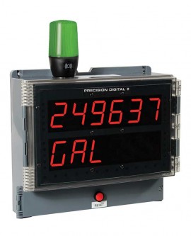 Precision Digital MOD-PD2LHGB1 Light/Horn and Reset Button for Helios Meters, Green-