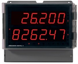 Precision Digital PD2-6200-7H0 Helios Analog Input Flow Rate/Totalizer, 12 to 24VDC-