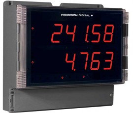 Precision Digital PD2-6400-6H0 Helios High-Voltage and Current Meter, 85 to 265VAC-