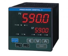 Precision Digital PD558-6RB-21 Nova Ramp and Soak Controller, 3 relay/2 current output, 1/4 DIN-