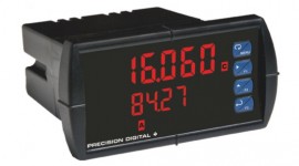 Precision Digital PD6060-6R7 ProVu Dual Analog Input Process Digital Panel Meter, 4 relay/4 to 20 mA, 85 to 265 VAC-