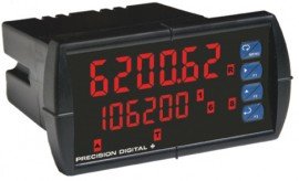 Precision Digital PD6200-6R7 ProVu Analog Input Flow Rate/Totalizer Digital Panel Meter, 1/8 DIN-