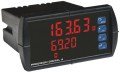 Precision Digital PD6363-6H2 ProVu Dual Pulse Input Flow Rate/Totalizer Digital Panel Meter with SunBright, 2 relays-