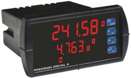 Precision Digital PD6400-6R7 ProVu High-Voltage and Current Digital Panel Meter, transmitter, 4 relays/4 to 20 mA output-