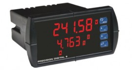 Precision Digital PD6400-7R5 ProVu High Voltage and Current Digital Panel Meter, 2 relays/4 to 20 mA, 12 to 24 V-
