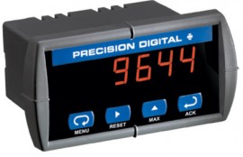 Precision Digital PD644-7R3-04 Javelin D High-Voltage DC Digital Panel Meter-