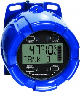 Precision Digital PD6801-0K1 ProtEX Explosion-Proof Loop-Powered Level Meter, Feet/Inches-