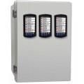 Precision Digital PDA2303-V NEMA 4X Plastic Vertical Enclosure for &amp;frac18; DIN digital panel meters, 3 cutouts-