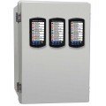 Precision Digital PDA2303-V NEMA 4X Plastic Vertical Enclosure for &amp;frac18; DIN digital panel meters, 3 cutouts-