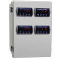 Precision Digital PDA2304 NEMA 4X Plastic Horizontal Enclosure for &amp;frac18; DIN digital panel meters, 4 cutouts-