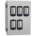 Precision Digital PDA2305-V NEMA 4X Plastic Vertical Enclosure for &amp;frac18; DIN digital panel meters, 5 cutouts-