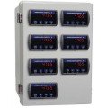 Precision Digital PDA2307 NEMA 4X Plastic Horizontal Enclosure for &amp;frac18; DIN digital panel meters, 6 cutouts-