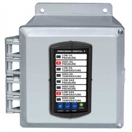 Precision Digital PDA2501-V Plastic NEMA 4X Vertical Enclosure, 7.7 x 6.4 x 5.1in, 1/16 DIN Size-
