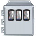 Precision Digital PDA2503-V Plastic NEMA 4X Vertical Enclosure, 13.7 x 12.4 x 7.1in, 3 Cutouts-
