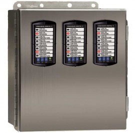 Precision Digital PDA2603-V Stainless-Steel NEMA 4X Vertical Enclosure, 13.5 x 12.9 x 6in, 3 Cutouts-