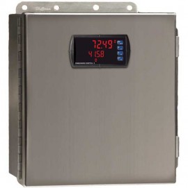 Precision Digital PDA2604-1 Stainless-Steel NEMA 4X Horizontal Enclosure, 13.5 x 12.9 x 6in, 1 Cutout-