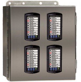 Precision Digital PDA2604-V Stainless-Steel NEMA 4X Vertical Enclosure, 13.5 x 12.9 x 6in, 4 Cutouts-