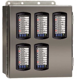 Precision Digital PDA2605-V Stainless-Steel NEMA 4X Vertical Enclosure, 13.5 x 12.9 x 6in, 5 Cutouts-