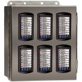 Precision Digital PDA2606-V Stainless-Steel NEMA 4X Vertical Enclosure, 13.5 x 12.9 x 6in, 6 Cutouts-