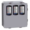 Precision Digital PDA2703-V Steel NEMA 4 Vertical Enclosure, 13.5 x 12.9 x 6in, 3 Cutouts-
