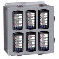Precision Digital PDA2706-V Steel NEMA 4 Vertical Enclosure, 13.5 x 12.9 x 6in, 6 Cutouts-
