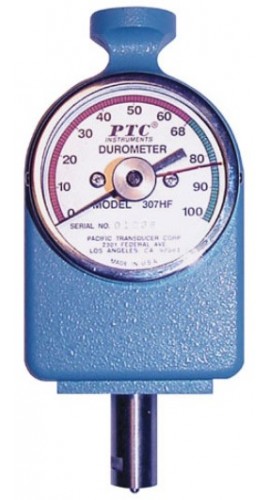 PTC Instruments 307HF Snow Crab Shell Durometer, 0.5&amp;quot; OD, 1&amp;quot; long base extension-