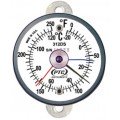 PTC Instruments 312DST1MM Dual-Scale Tab Mount Thermometer with max-min hands, 0 to 250&amp;deg;F/-20 to 120&amp;deg;C-
