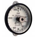 PTC Instruments 312FT1L Tab Mount Surface Thermometer with ancillary hand, 0 to 250&amp;deg;F-