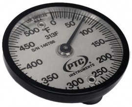 PTC Instruments 313F Magnetic Surface Thermometer, 0 to 500&amp;deg;F-