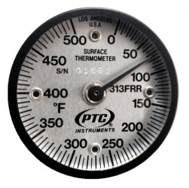 PTC Instruments 313FRR Magnetic Rail Weld Thermometer, 0 to 500&amp;deg;F-