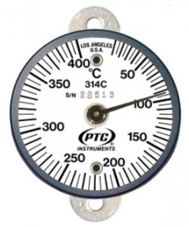 PTC Instruments 314CT1 Tab Mount Surface Thermometer, 10 to 400&amp;deg;C-