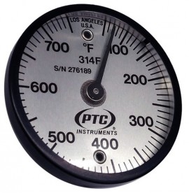PTC Instruments 314F Magnetic Surface Thermometer, 50 to 750&amp;deg;F-