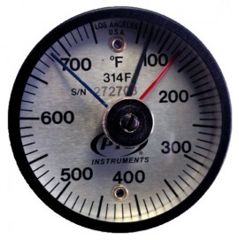 PTC Instruments 314FMM Surface Thermometer with max-min hands, 50 to 750&amp;deg;F-