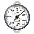PTC Instruments 314FT1 Tab Mount Surface Thermometer, 50 to 750&amp;deg;F-