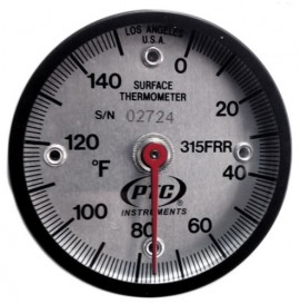 PTC Instruments 315FRR Industrial Magnetic Rail Thermometer, 0 to 150&amp;deg;F-