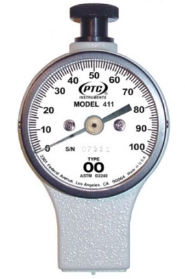 PTC Instruments 411 Durometer Shore OO Scale, 0 to 100 points-