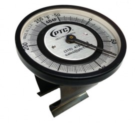 PTC Instruments 483CS Clip-On Pipe Thermometer, -20 to 70&amp;deg;C, small clip (0.75 to 0.88&amp;quot;)-