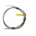 Pyromation JAA3U-F3A072-4 Armor-Adjustable Immersion Thermocouple, ungrounded, standard plug-