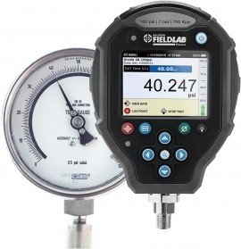 Ralston FLP1-GL-2M FieldLab Digital Pressure Calibrator with &amp;frac14;&amp;quot; male NPT bottom connection, 300 psi-