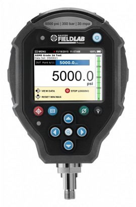 Ralston FLP1-GT-QM FieldLab Pressure Instrument, 5,000 psi, 0.25" male QT bottom connection-