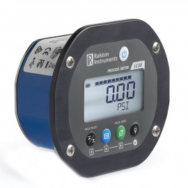 Ralston Field Gauge LC30 Dual Pressure/Vacuum Sensor Gauge, 3000/30 psi, back mount-