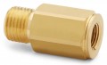 Ralston QTHA-1FB0-RT Brass Connector, 0.13" female BSPT (ISO 7/1) x male Quick-Test, no check-valve-