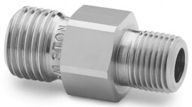 Ralston QTHA-1MS1 Stainless-Steel Quick-Test Connector, 0.125" male NPT x male QT, check-valve-