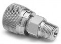 Ralston QTHA-1MSA Male NPT x Female Quick-Test Adapter, 0.13&quot;, stainless steel-