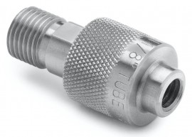 Ralston QTHA-1TS0-QD Tube Fitting x Male Quick-Test Adapter, 0.13&quot;, stainless steel-