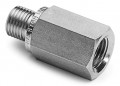 Ralston QTHA-2FS1 Female NPT x Male Quick-Test Adapter with check-valve, 0.25&quot;, stainless steel-
