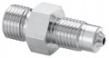Ralston QTHA-2MS0-MP Stainless Steel Medium Pressure Quick-test Adapter, 7/16-20 male x male Quick-test, 5000 psi-