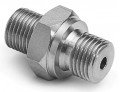 Ralston QTHA-2MS0-RS G Male BSPP (ISO 228/1) x Male Quick-Test Adapter, 0.25&quot;, stainless steel-